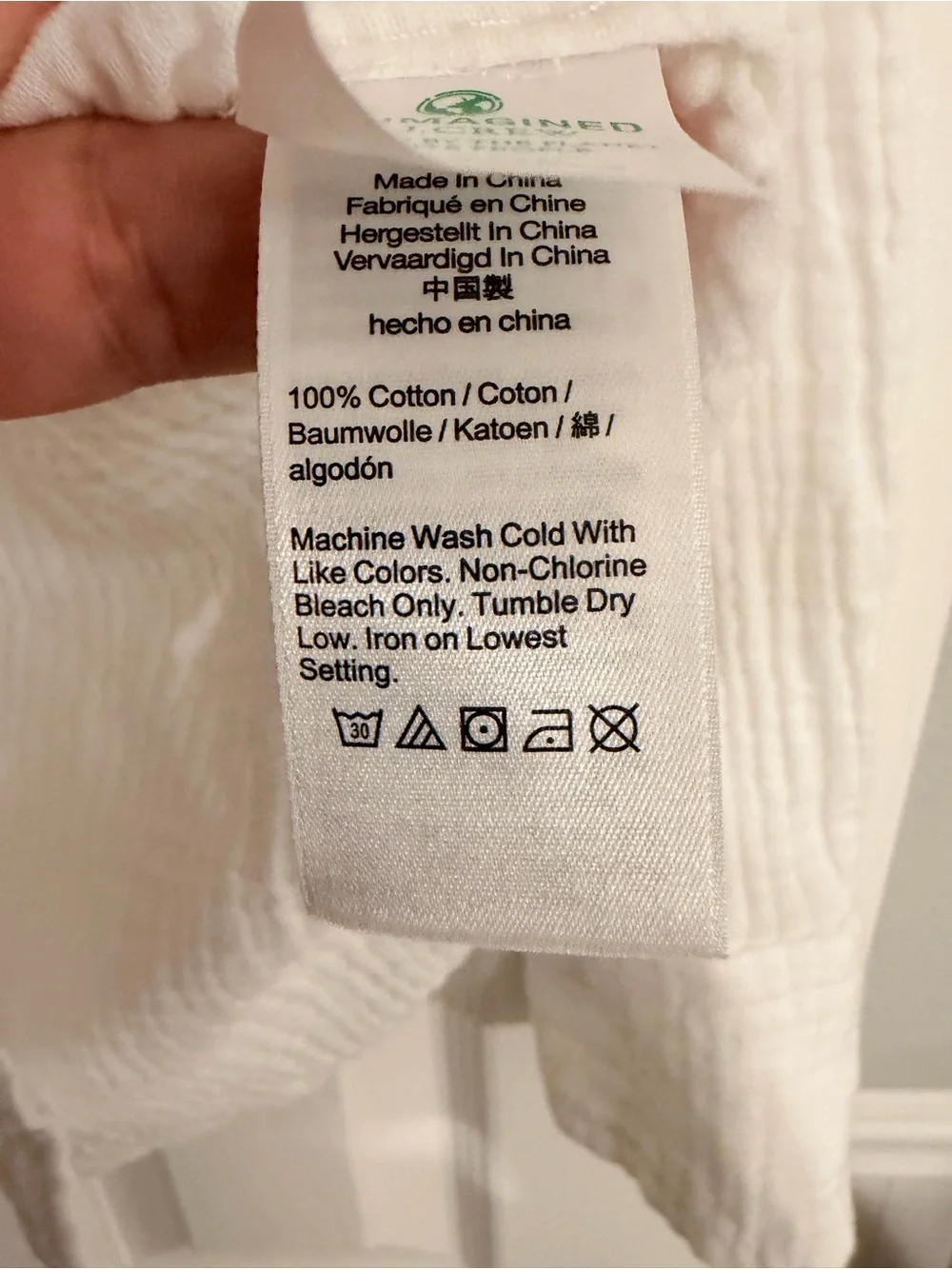 J.Crew Classic Fit White Gauze Button Down Shirt 2
